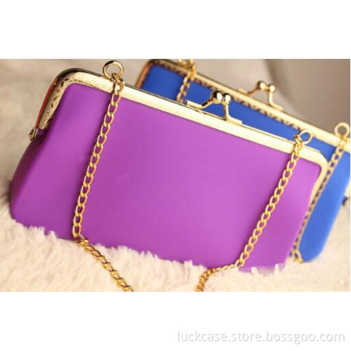 Wholesales Factory Price Colorful Silicone Shoulder Bag/Silicone Bag for Women